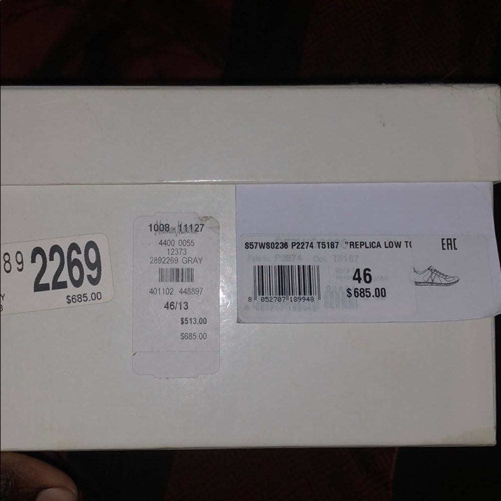 Mason margiela size 12 great condition